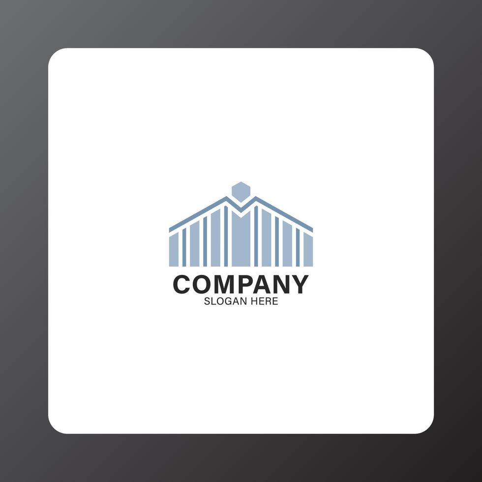 bedrijf logo minimalistische ontwerp idee vector