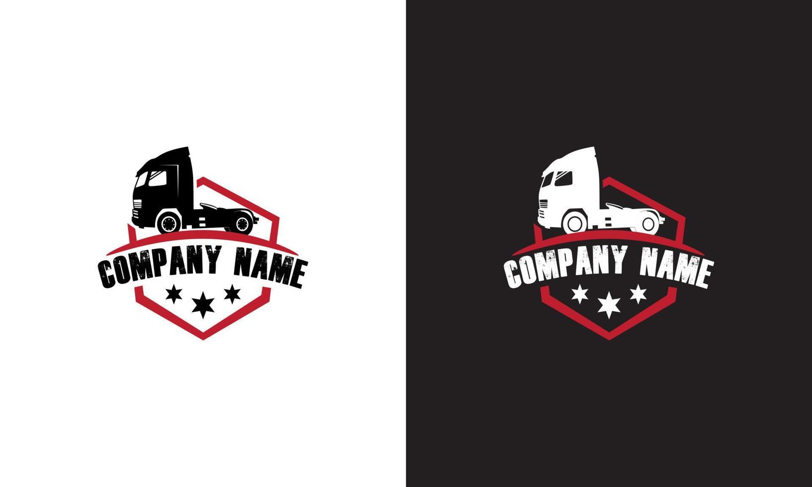 vrachtauto logo ontwerpen sjabloon vector, lading logo, levering, logistiek logo symbool vector
