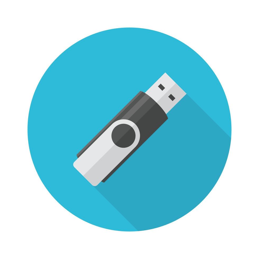 usb flash drive icoon vector