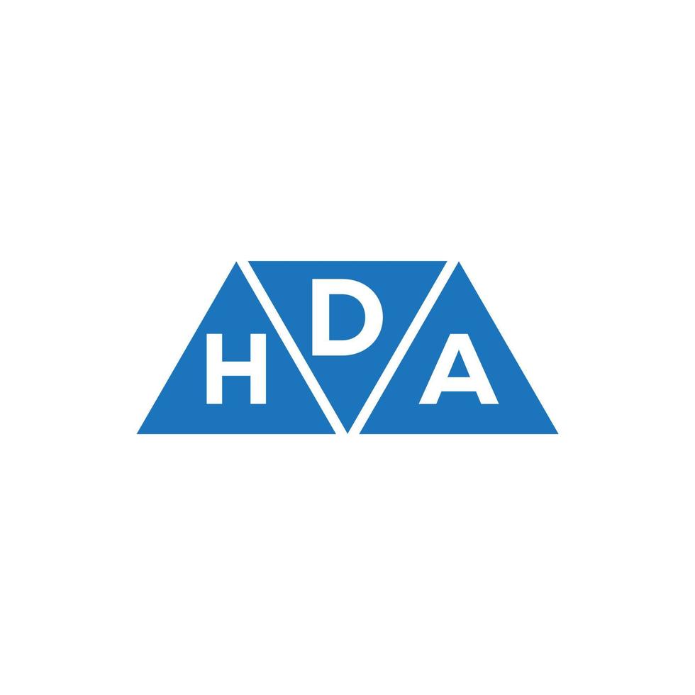 dha credit reparatie accounting logo ontwerp Aan wit achtergrond. dha creatief initialen groei diagram brief logo concept. dha bedrijf financiën logo ontwerp. vector