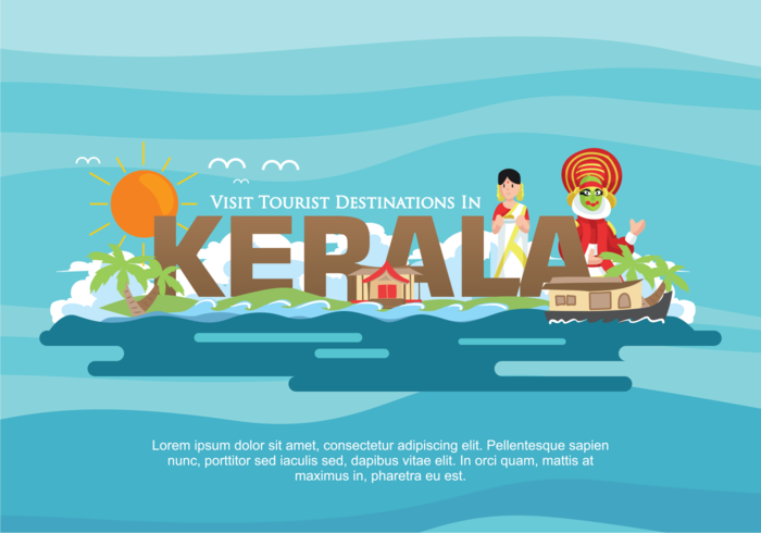 Kerala Vector Illustratie