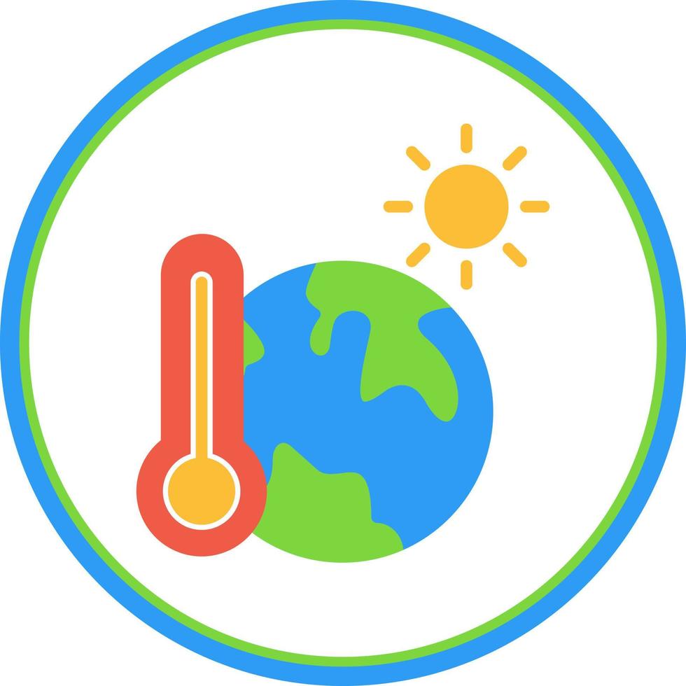 globaal opwarming vector icoon ontwerp