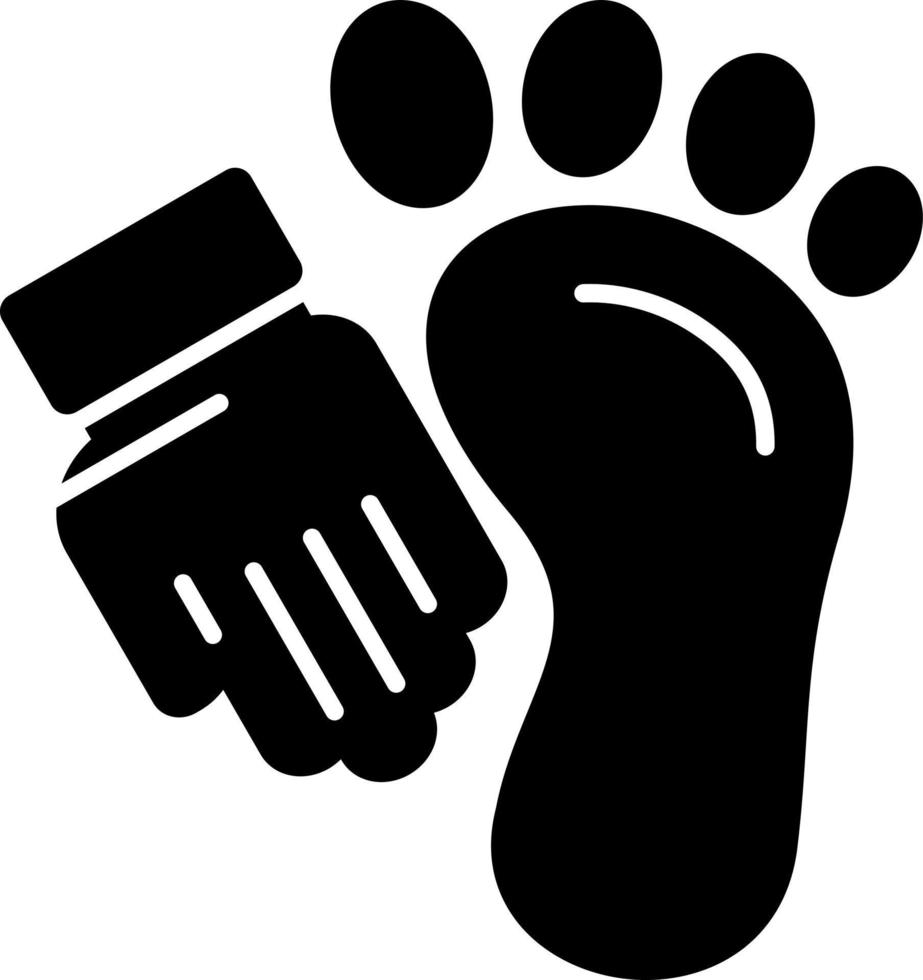 voet massage vector icoon ontwerp