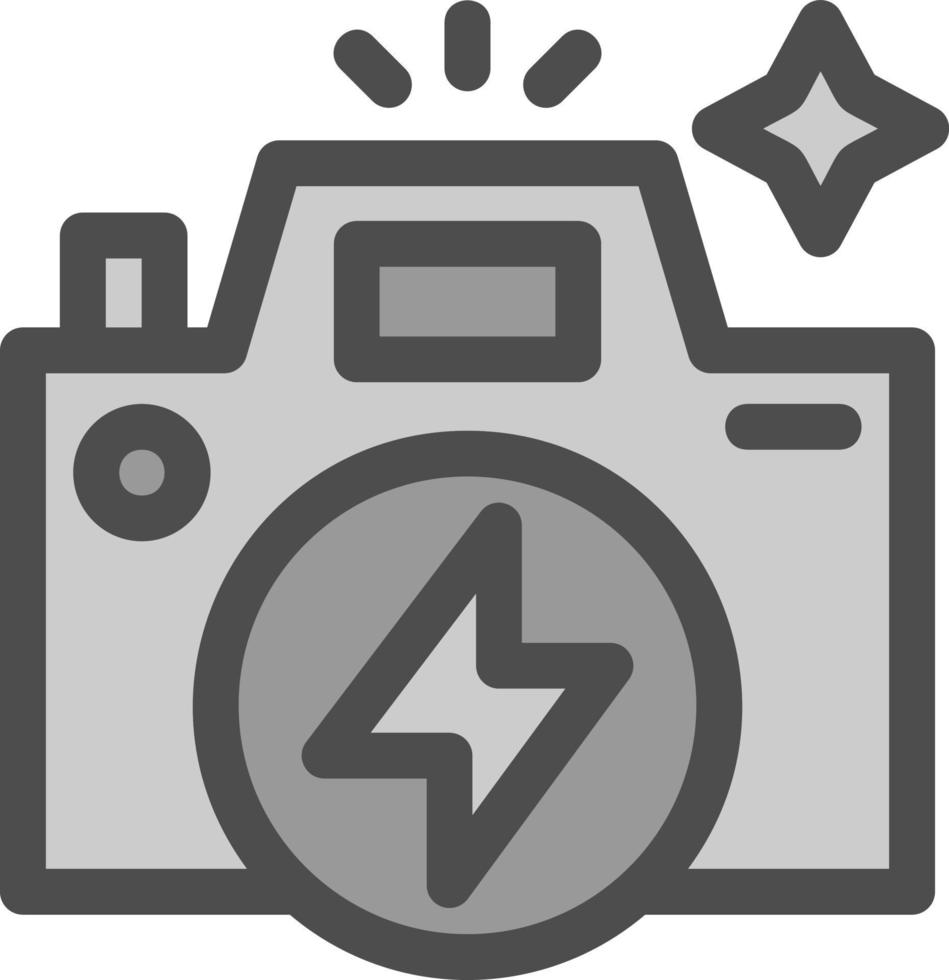 flits camera plat pictogram vector