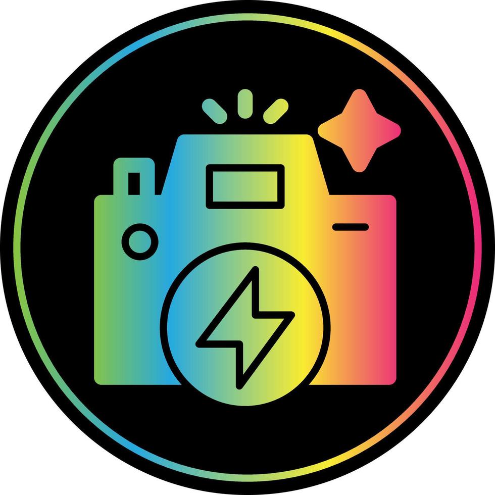 flits camera plat pictogram vector