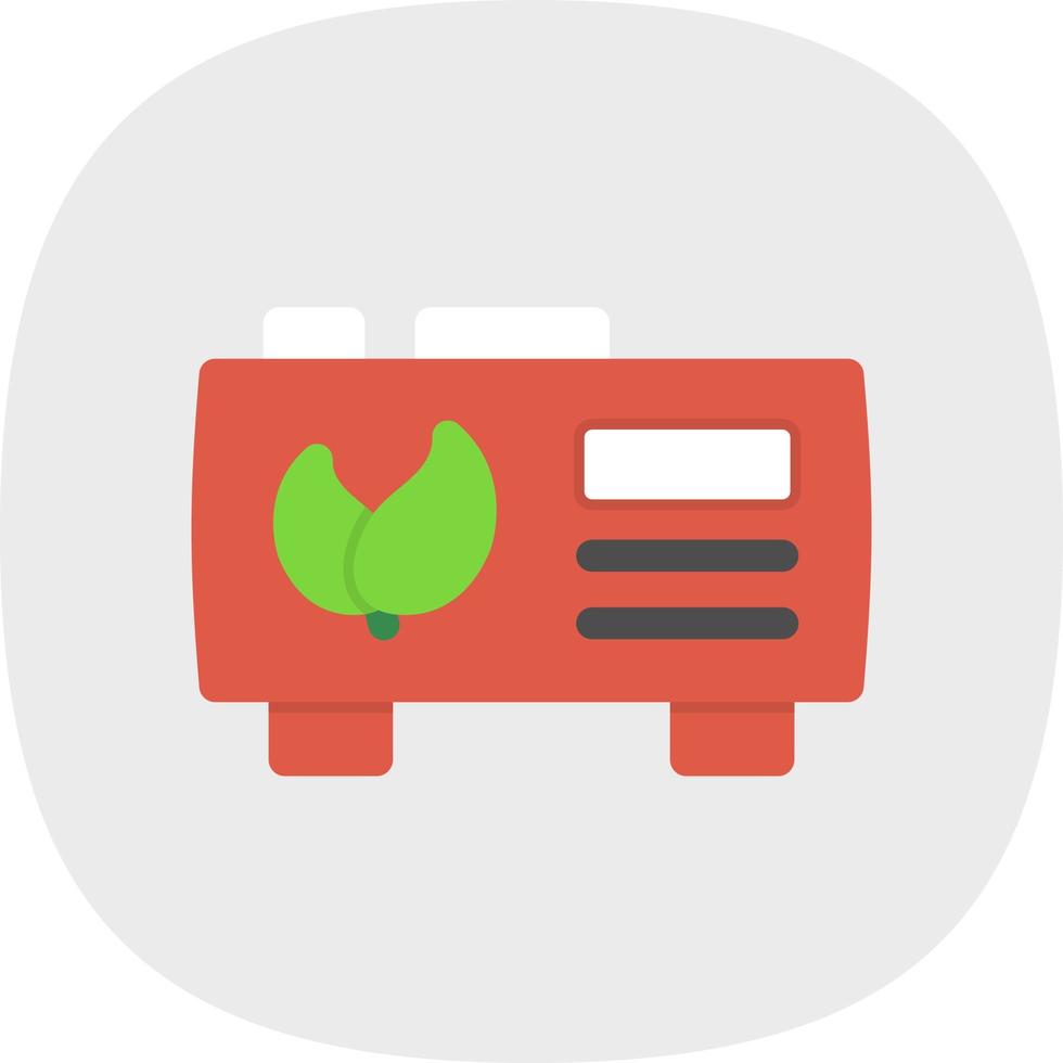 biogas plat pictogram vector