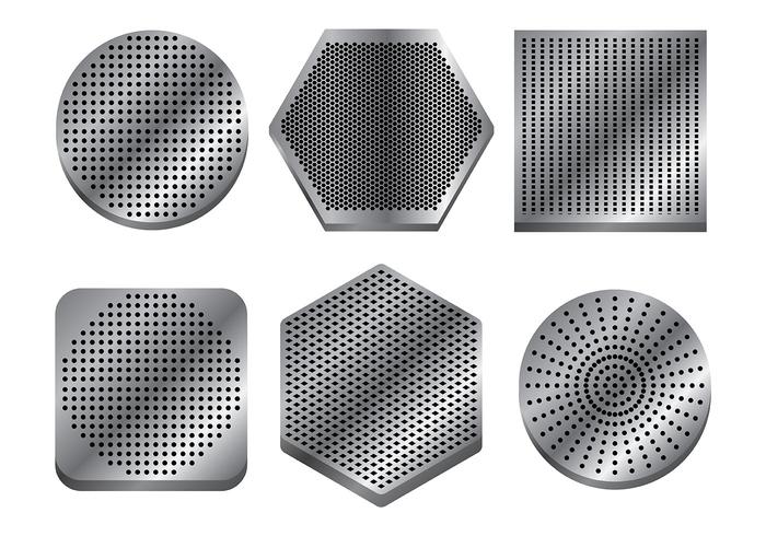 Speaker Grill Vector Pictogrammen