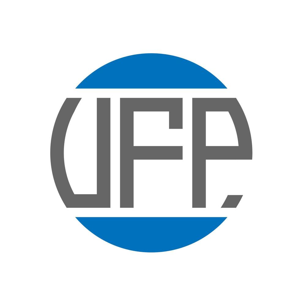 vfp brief logo ontwerp Aan wit achtergrond. vfp creatief initialen cirkel logo concept. vfp brief ontwerp. vector