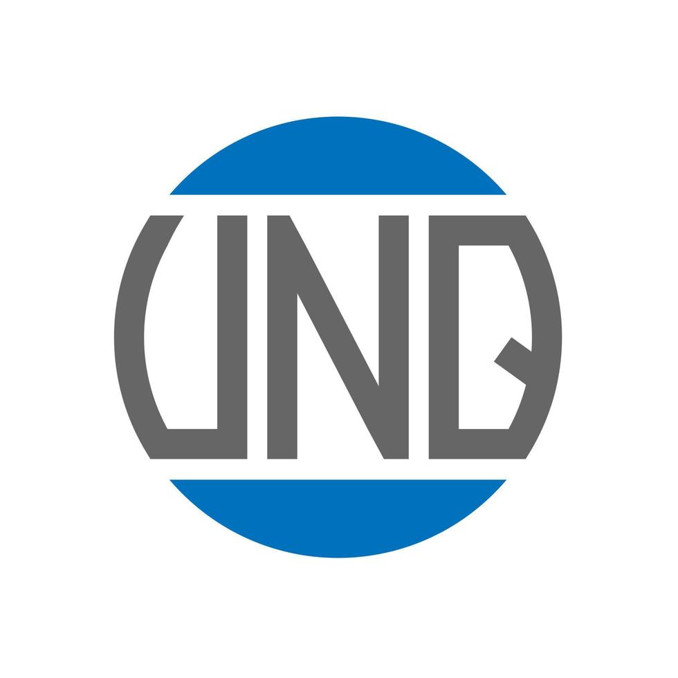 vnq brief logo ontwerp Aan wit achtergrond. vnq creatief initialen cirkel logo concept. vnq brief ontwerp. vector