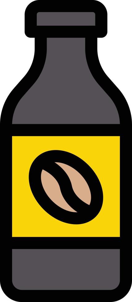 koffie fles vector illustratie Aan een achtergrond.premium kwaliteit symbolen.vector pictogrammen voor concept en grafisch ontwerp.