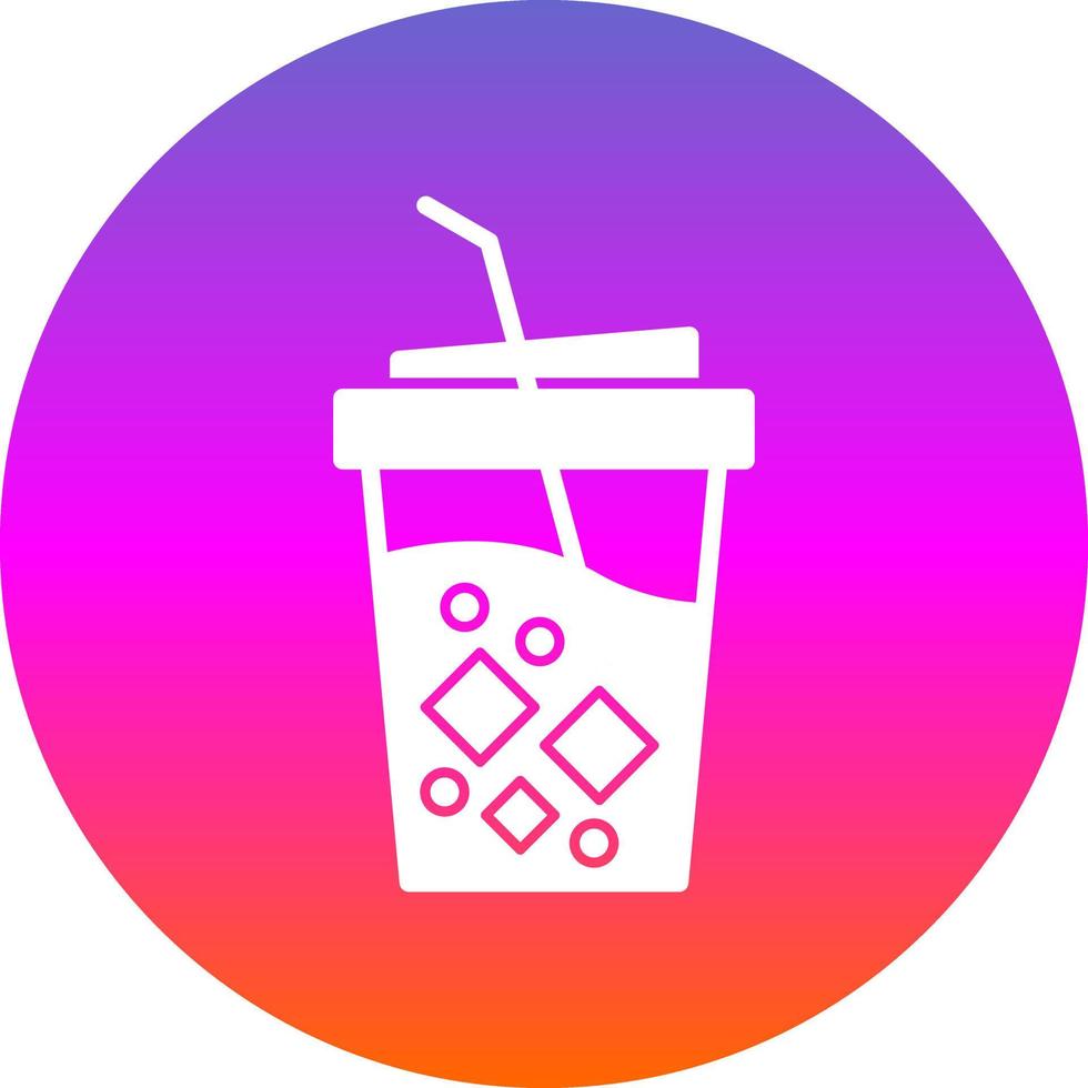 zacht drinken vector icoon ontwerp