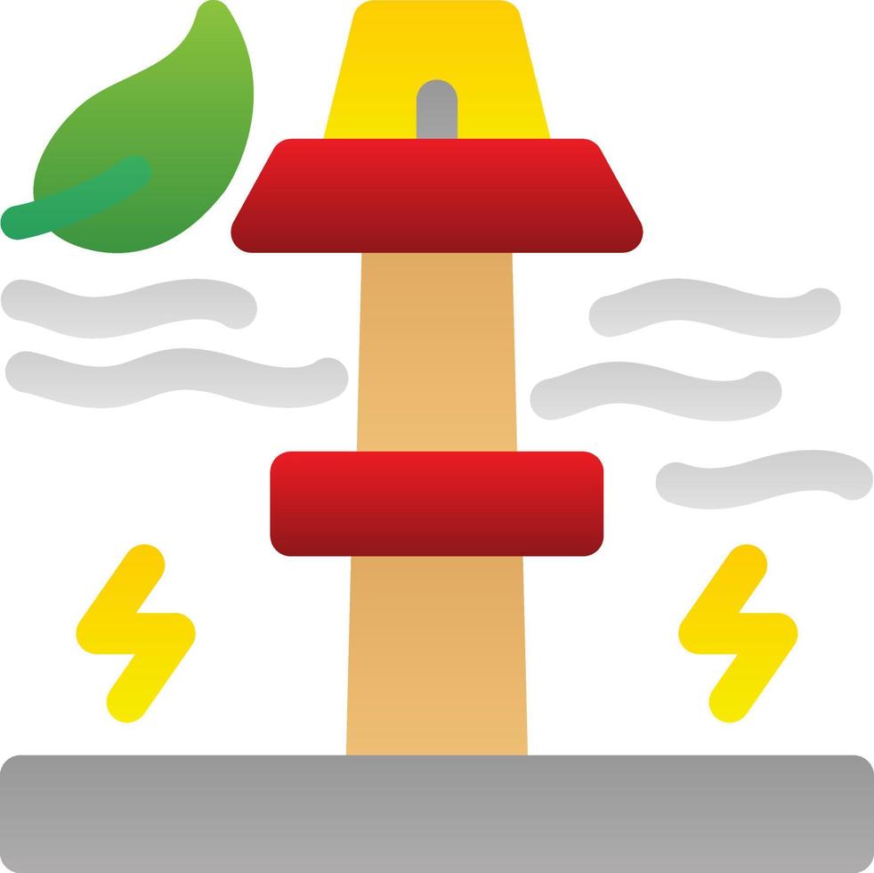 wave power platte pictogram vector