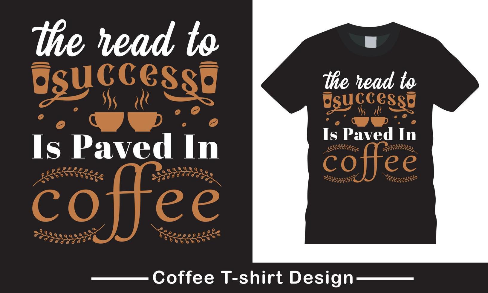 koffie minnaar t-shirt, drinken koffie vrij vector