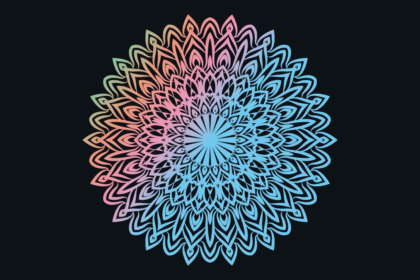 luxe sier- mandala ontwerp achtergrond pro vector