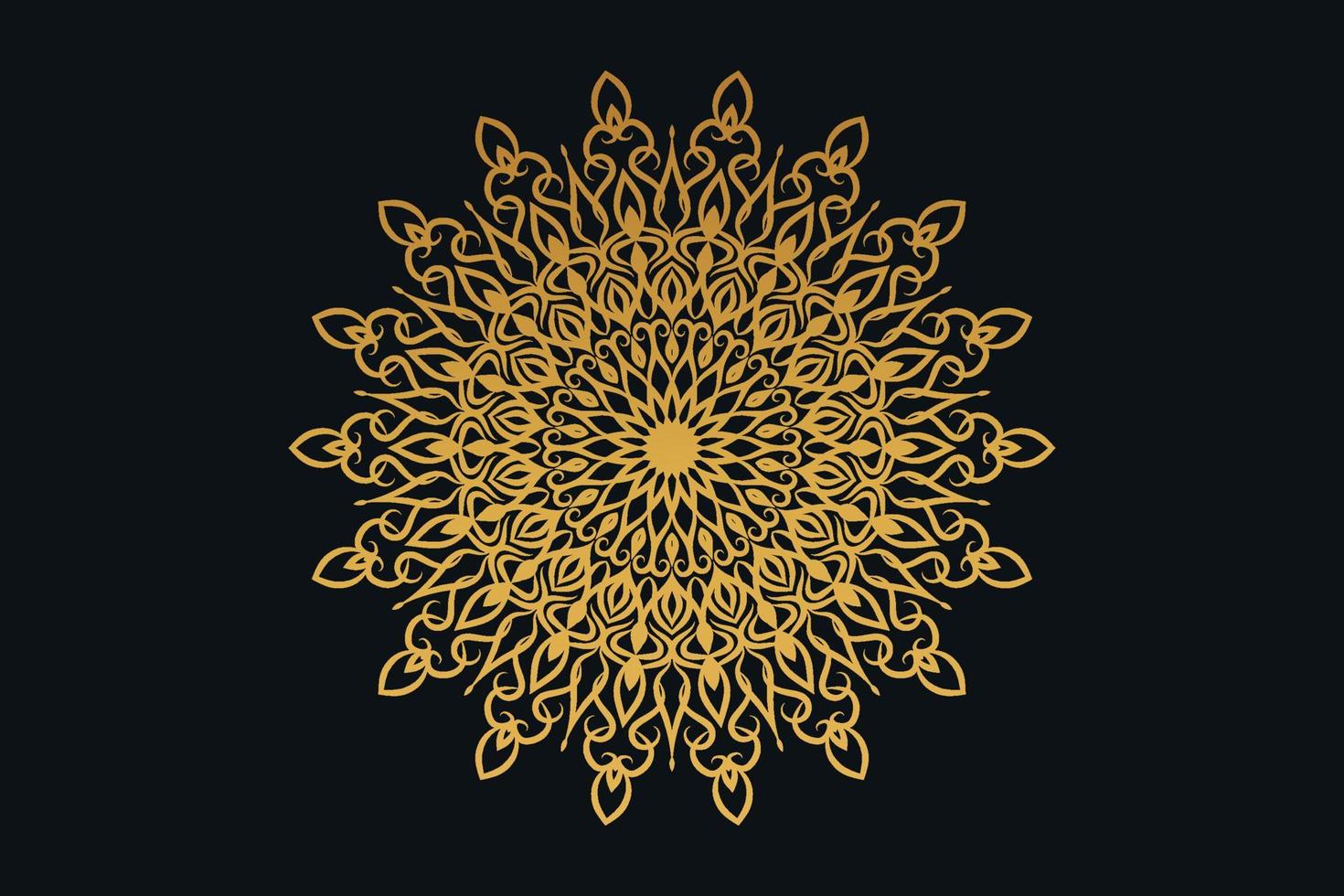 luxe mandala ontwerp achtergrond vector