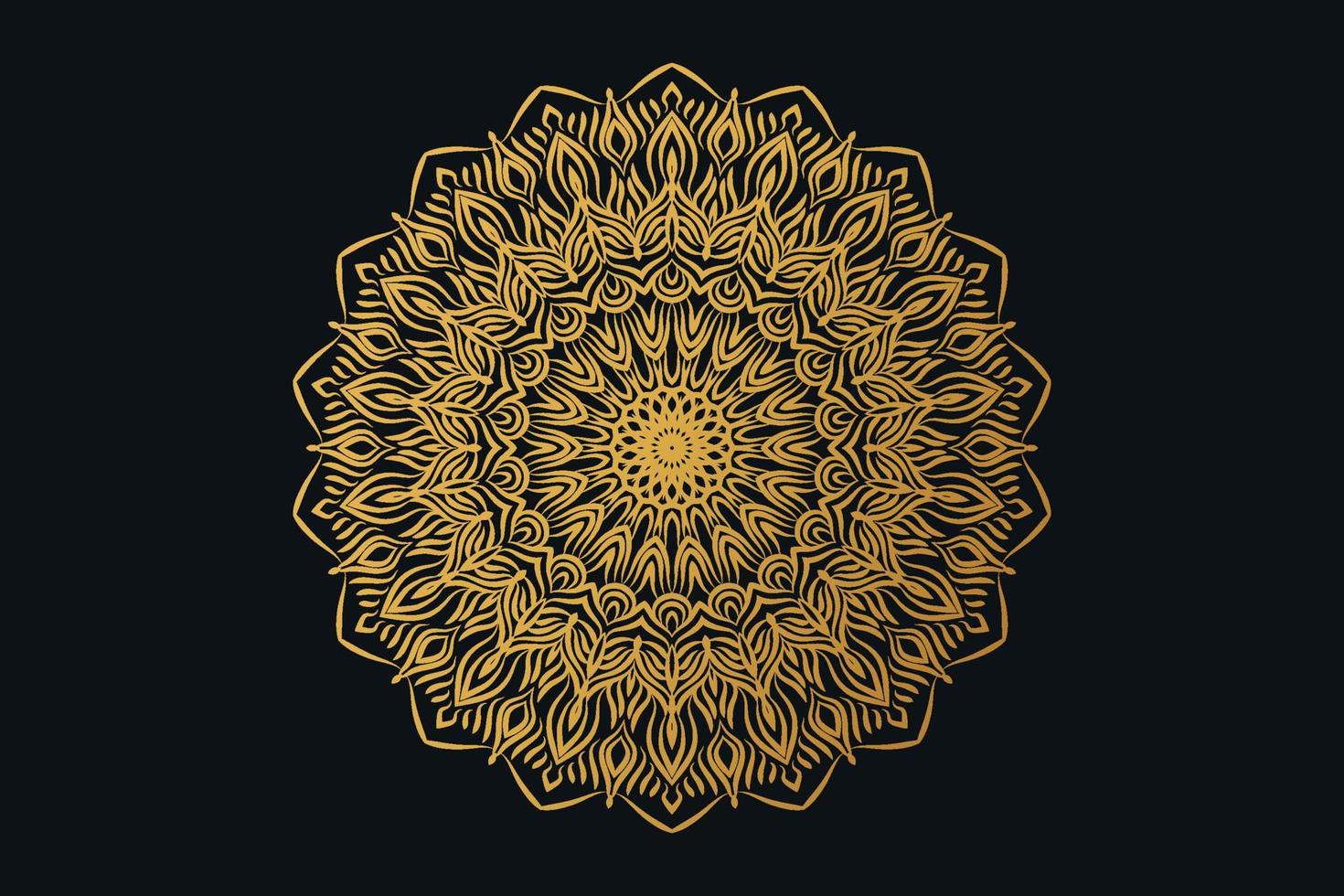 luxe mandala ontwerp achtergrond vrij vector