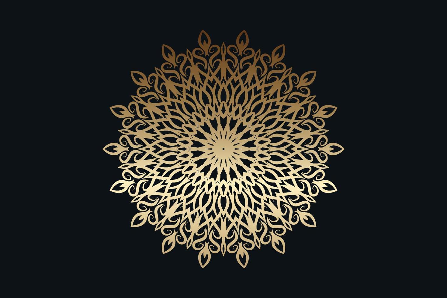 elegant etnisch gestileerd mandala Islamitisch achtergrond vrij vector