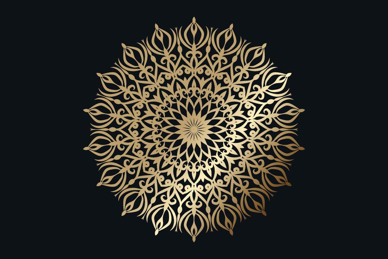 elegant etnisch gestileerd mandala Islamitisch achtergrond vrij vector