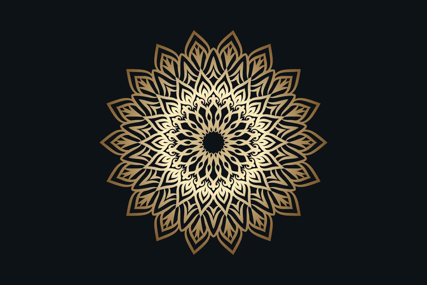 elegant etnisch gestileerd mandala Islamitisch achtergrond vrij vector
