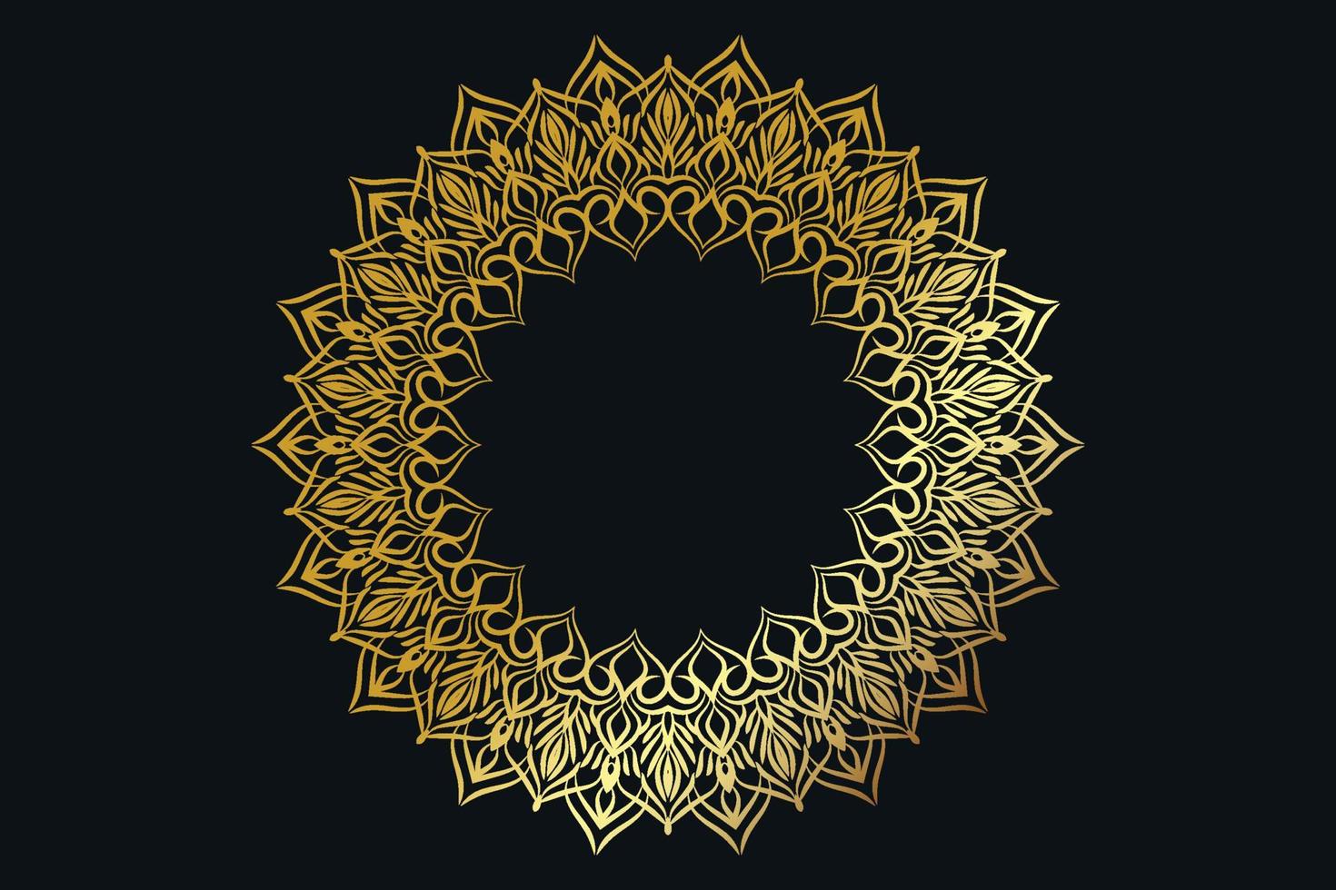 luxe mandala ontwerp achtergrond vector