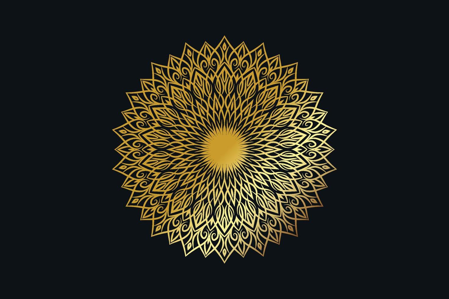 luxe mandala ontwerp achtergrond vrij vector