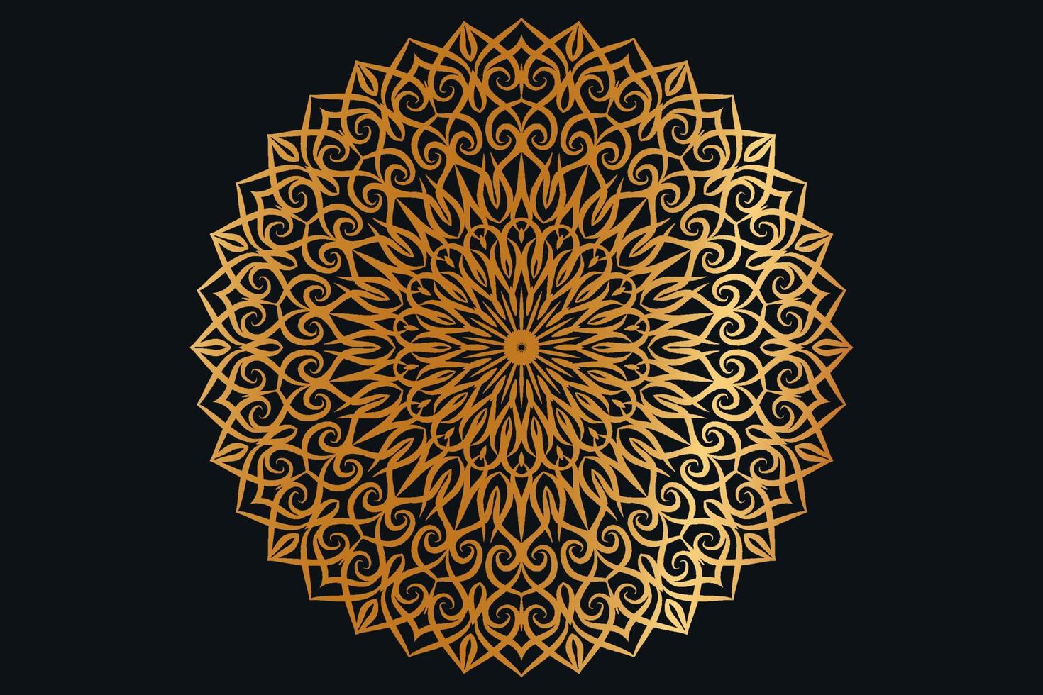 luxe mandala ontwerp achtergrond vrij vector