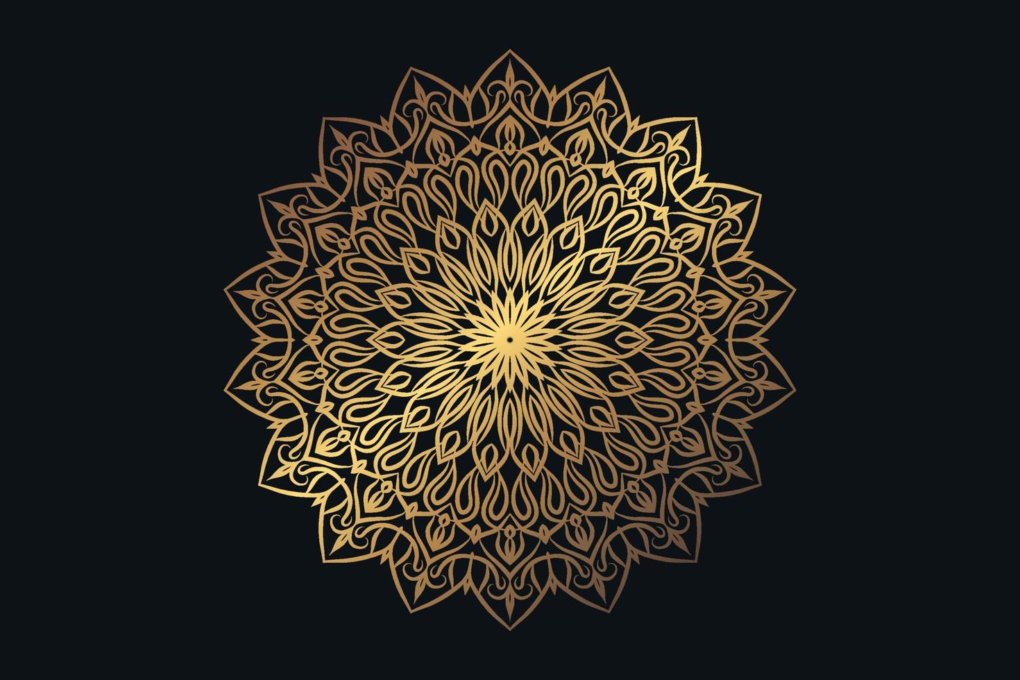 elegant etnisch gestileerd mandala Islamitisch achtergrond vrij vector