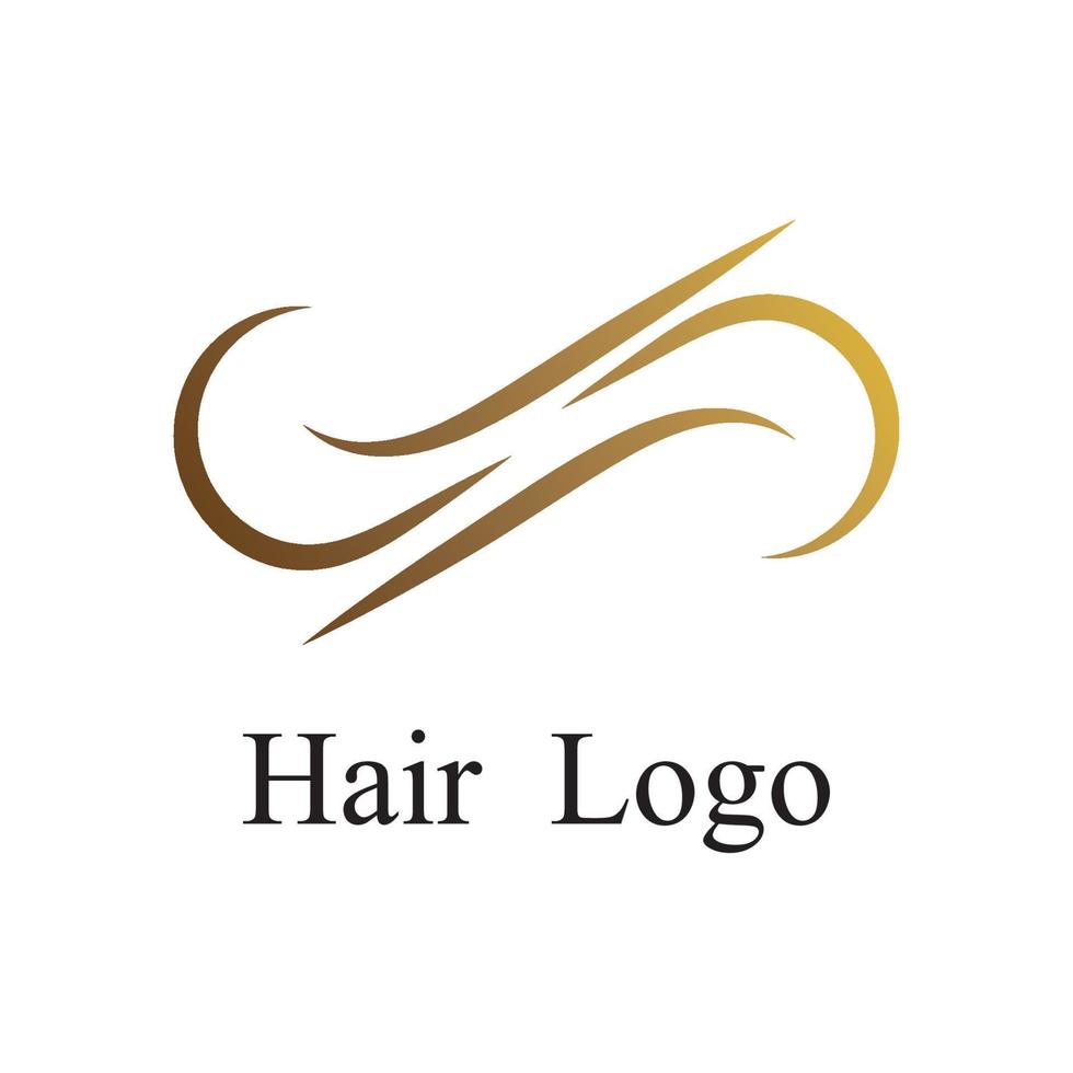 haar- Golf logo sjabloon vector