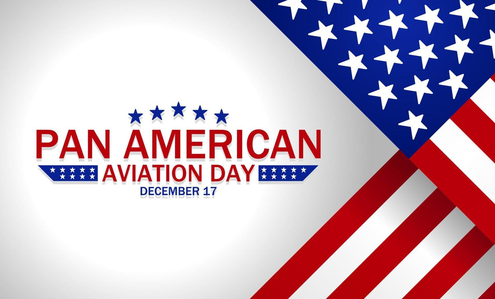 pan Amerikaans luchtvaart dag thema belettering. vector illustratie. geschikt voor poster, spandoeken, achtergrond en groet kaart.