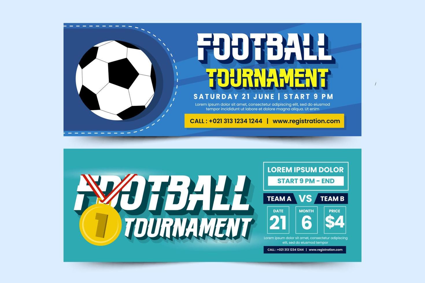Amerikaans voetbal toernooi sport evenement banier ontwerp sjabloon gemakkelijk en elegant ontwerp vector