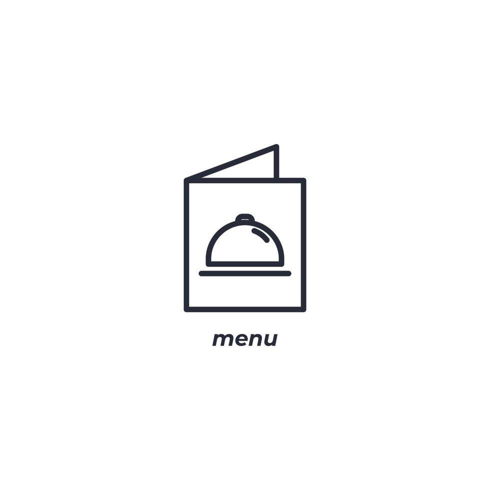 vector teken menu symbool is geïsoleerd Aan een wit achtergrond. icoon kleur bewerkbaar.