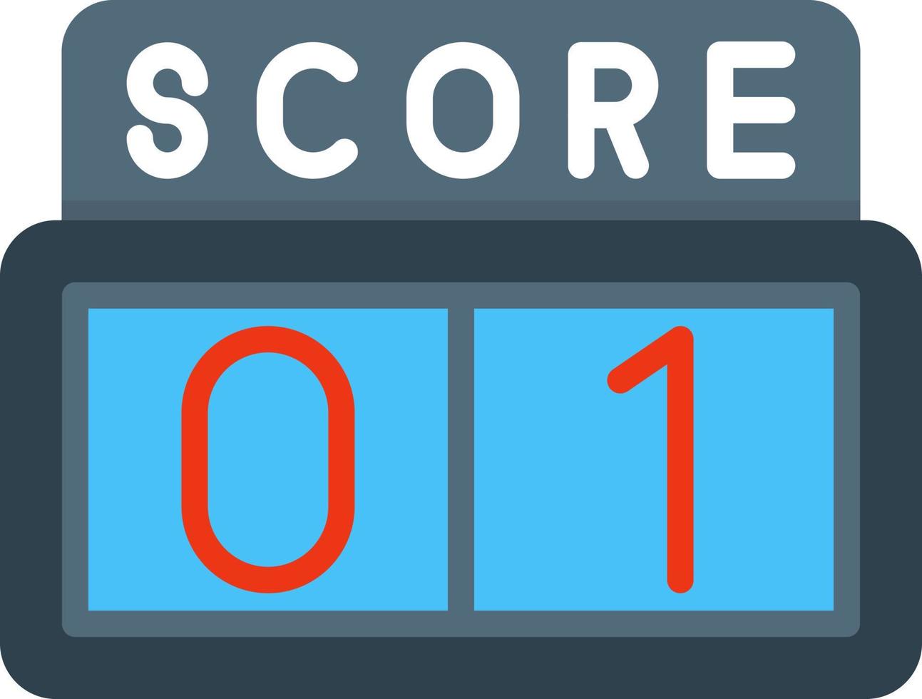 scorebord vector icoon ontwerp