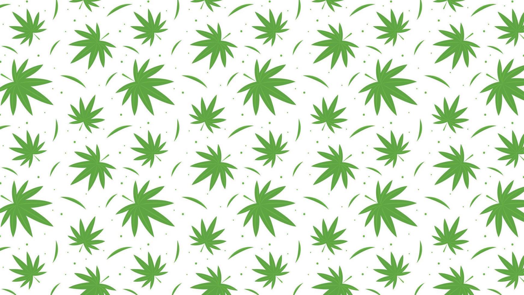 marihuana blad symbool. marihuana patroon achtergrond. vector