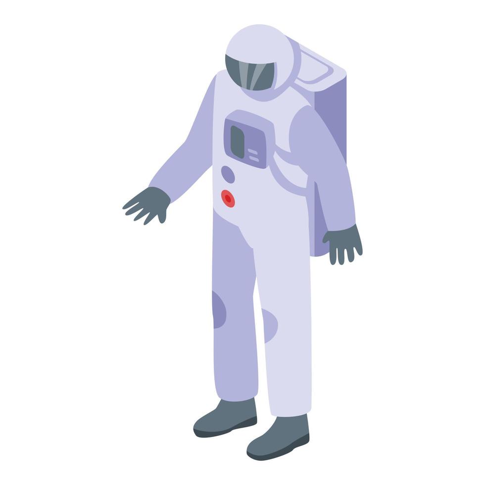 astronaut icoon, isometrische stijl vector