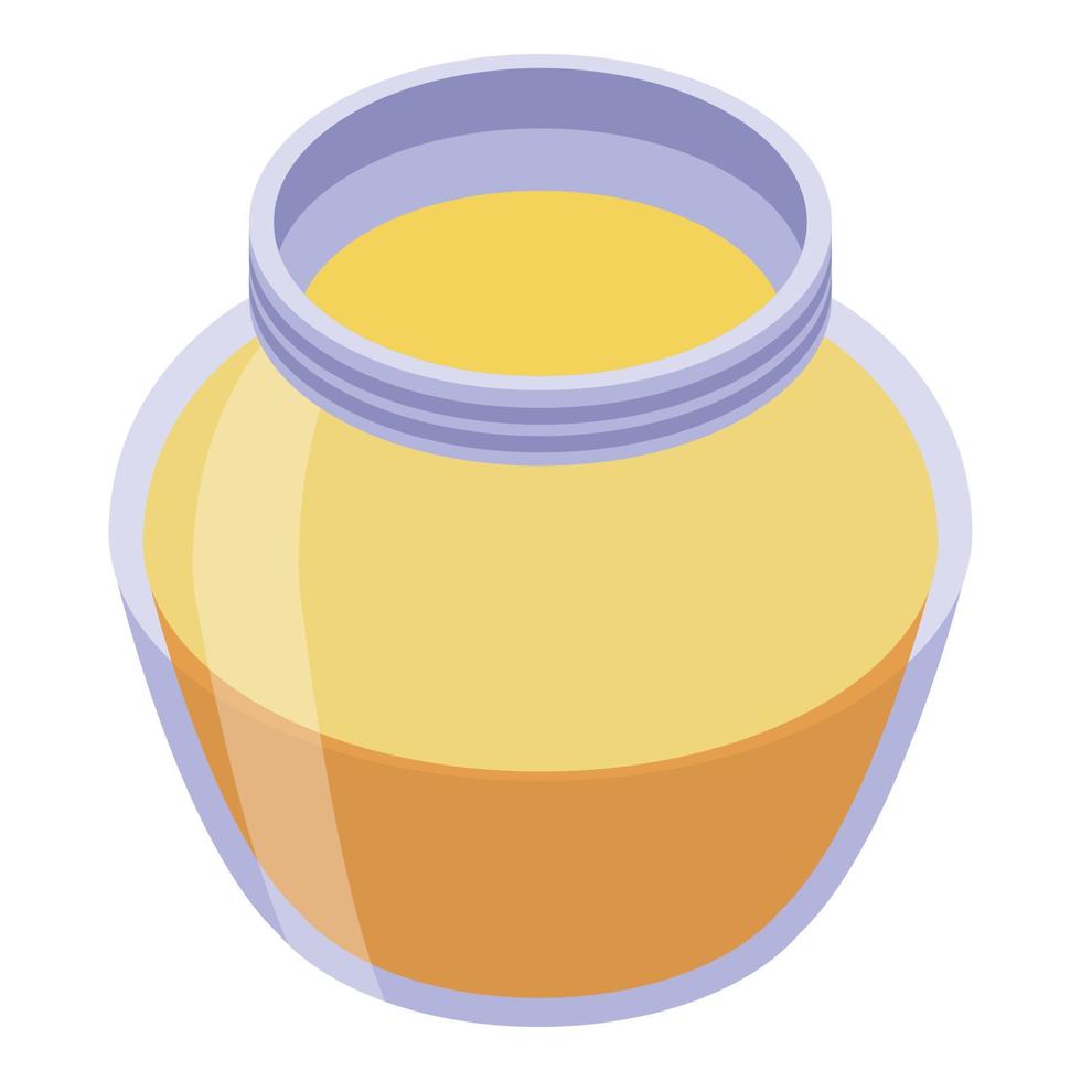 honing pot icoon, isometrische stijl vector