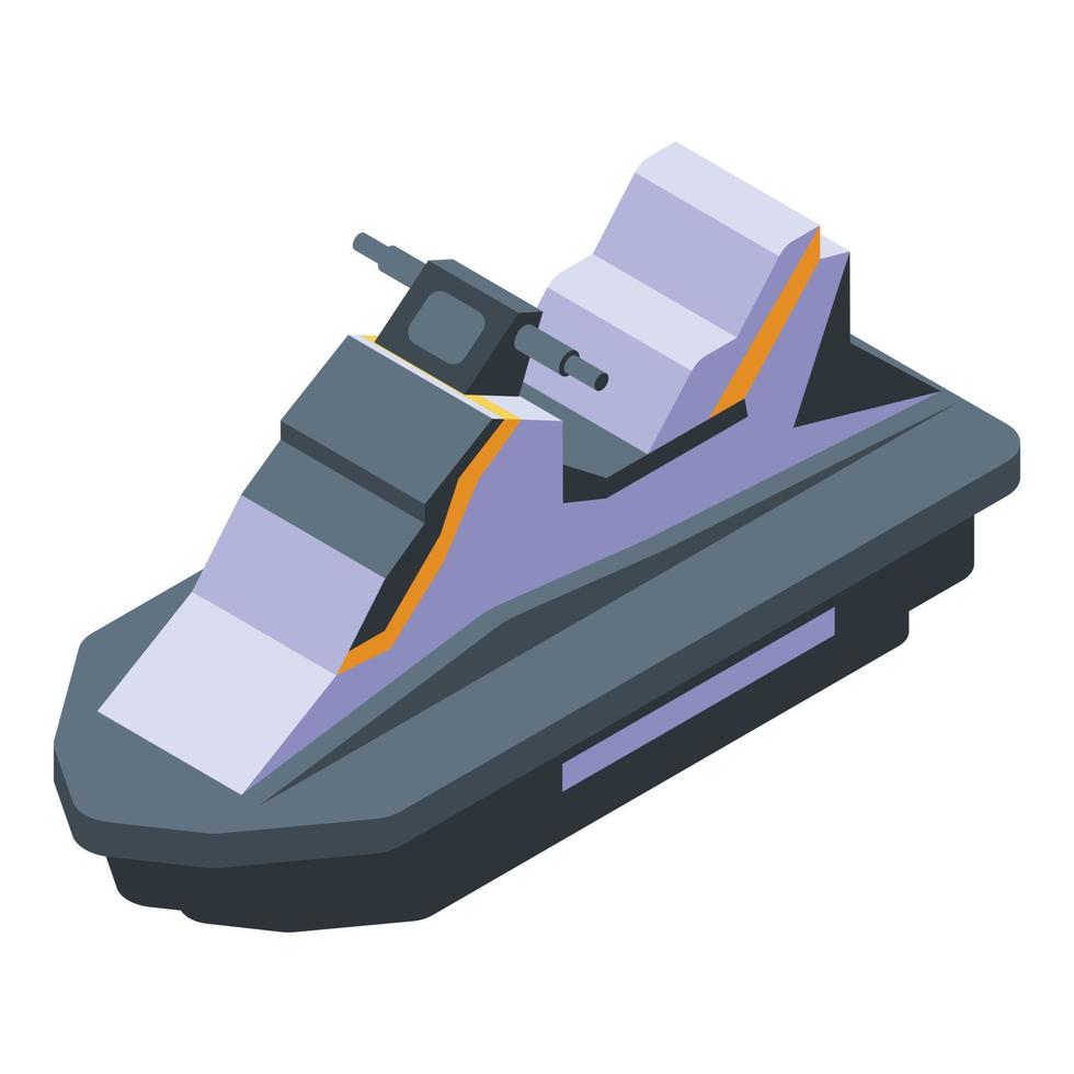 zee Jet ski icoon, isometrische stijl vector