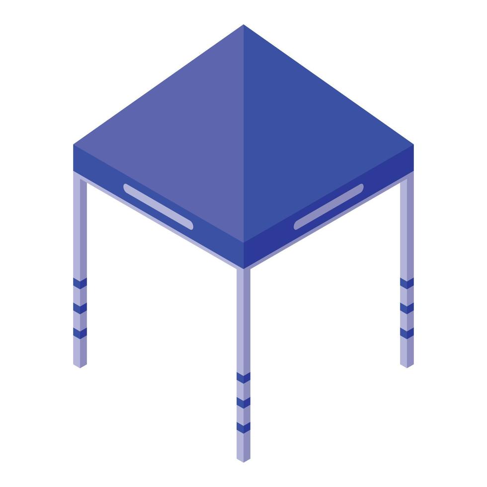 blauw Prieel icoon, isometrische stijl vector