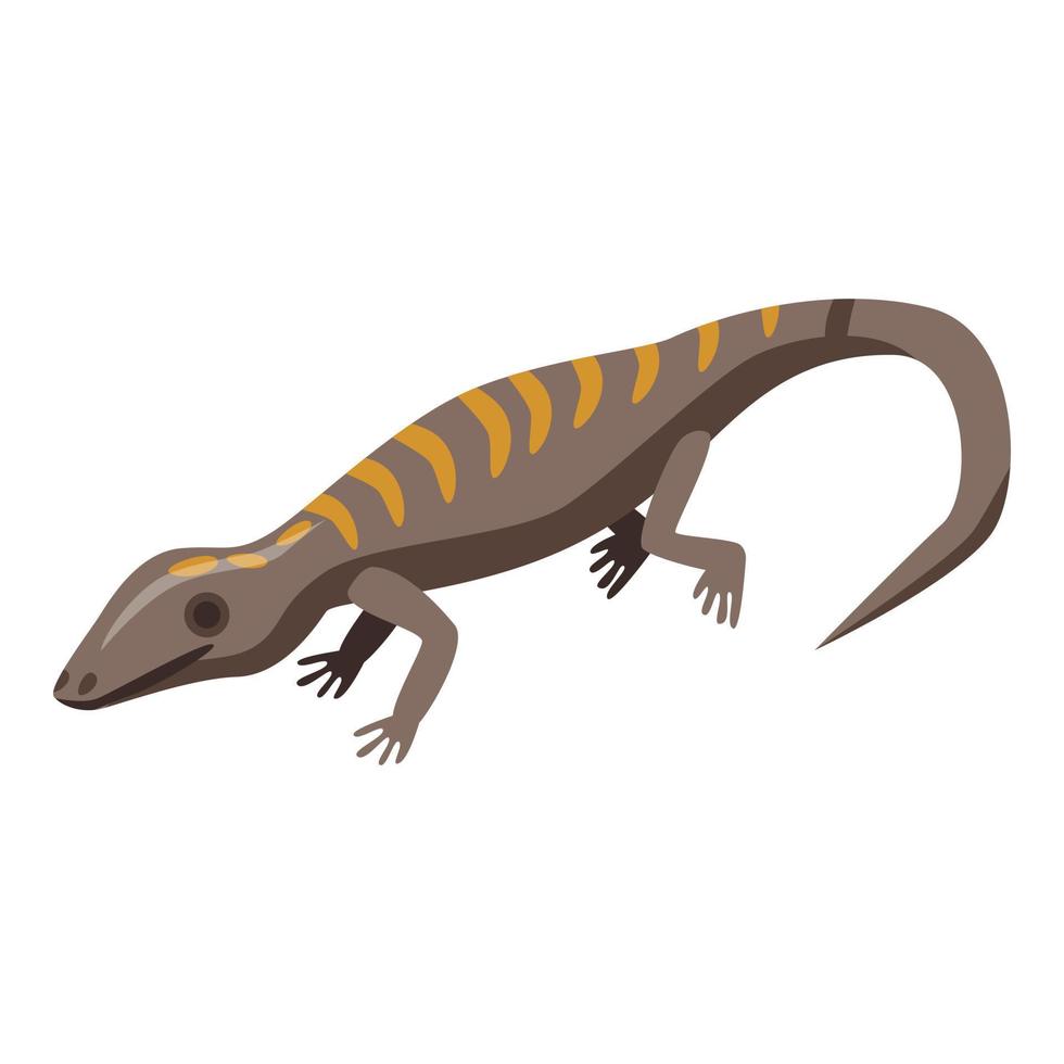 gekko hagedis icoon, isometrische stijl vector