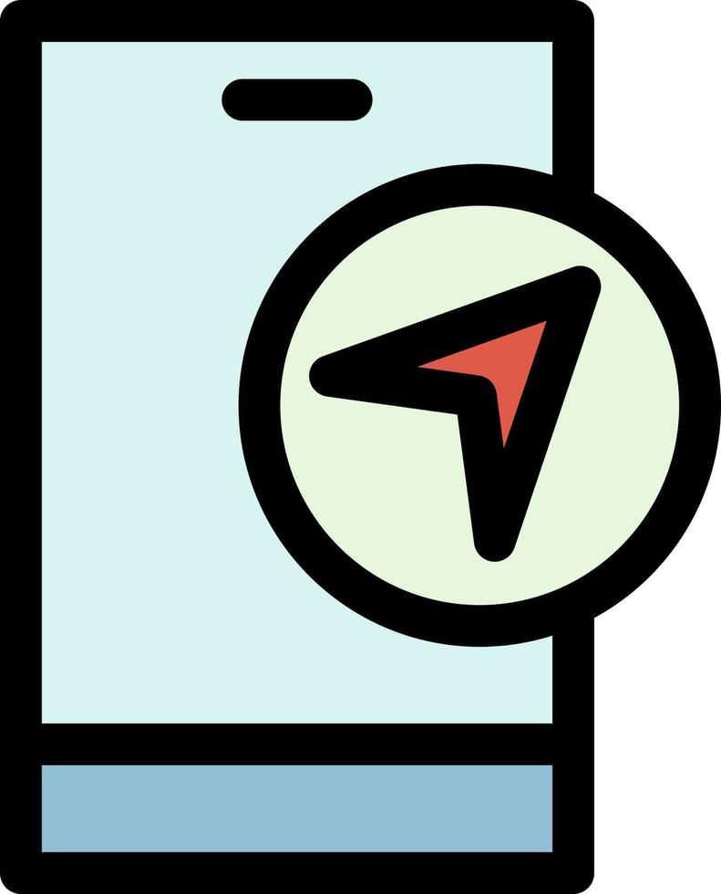 navigatie app vector icoon ontwerp
