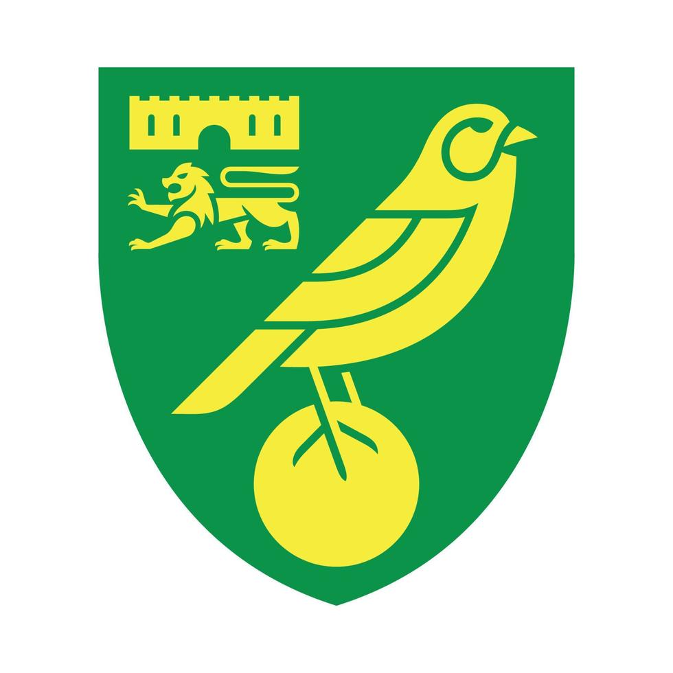 norwich stad logo Aan transparant achtergrond vector