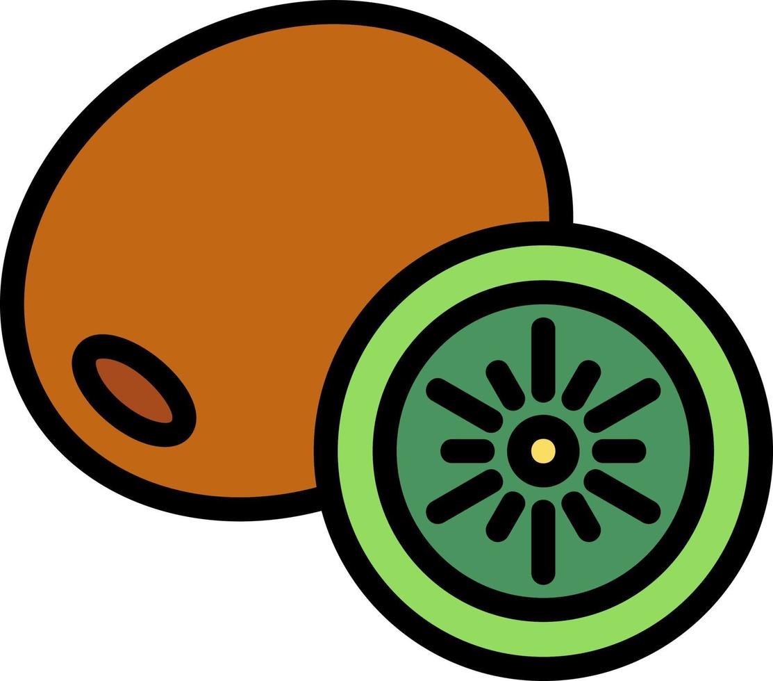 kiwi vector icoon ontwerp