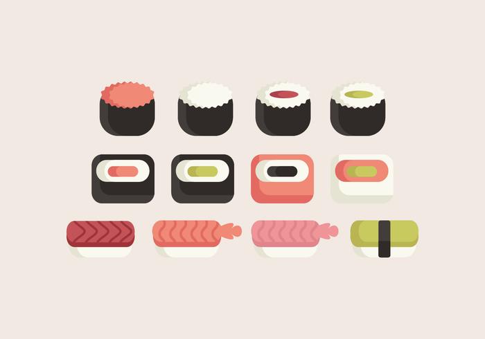 Vector Sushi Collectie