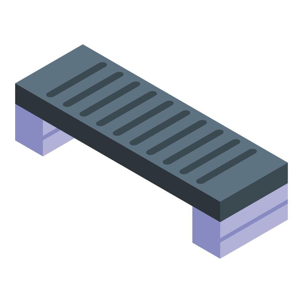 huis opleiding uitrusting icoon, isometrische stijl vector