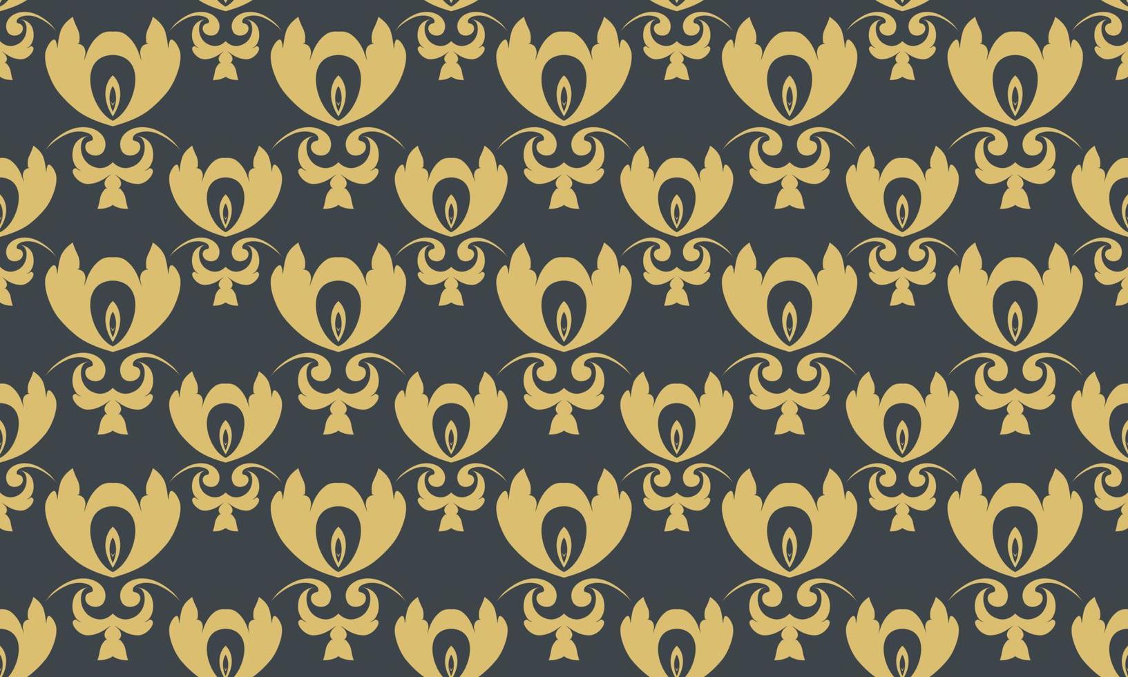 damast fleur de lis naadloos patroon vector naadloos achtergrond behang fleur de lis patroon Scandinavisch batik digitaal structuur ontwerp voor afdrukken afdrukbare kleding stof Saree grens.