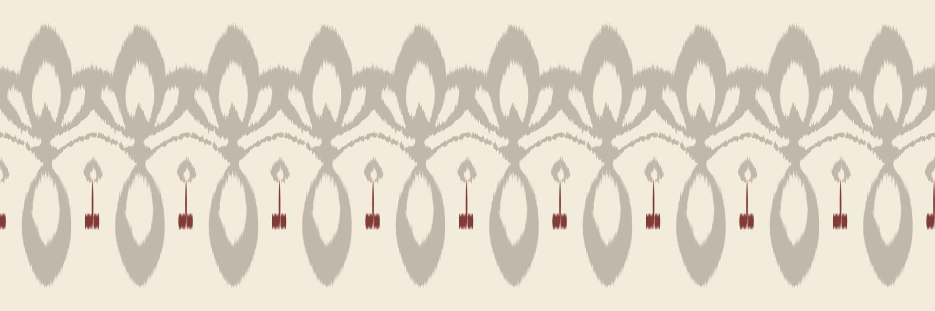 ikat grens tribal Afrika naadloos patroon. etnisch meetkundig ikkat batik digitaal vector textiel ontwerp voor prints kleding stof Saree mughal borstel symbool zwaden structuur kurti kurtis kurta's