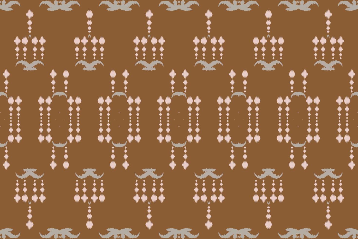 etnisch ikat afdrukken batik textiel naadloos patroon digitaal vector ontwerp voor afdrukken Saree kurti Borneo kleding stof grens borstel symbolen stalen partij slijtage