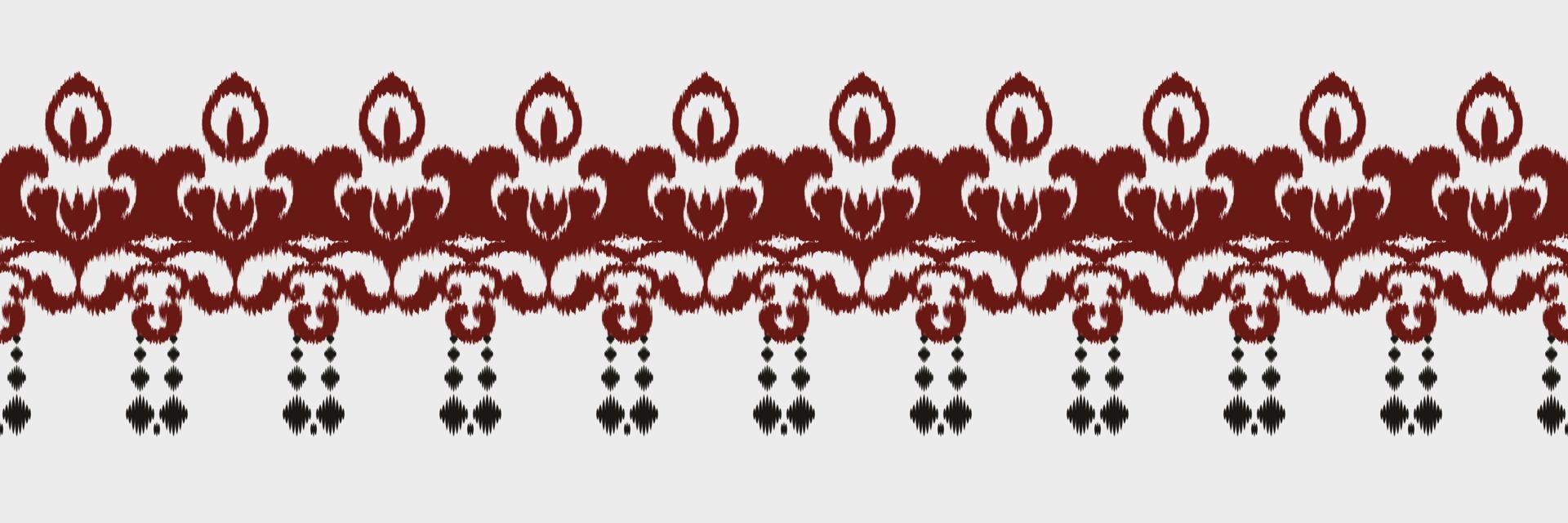 batik textiel ikat achtergrond naadloos patroon digitaal vector ontwerp voor afdrukken Saree kurti Borneo kleding stof grens borstel symbolen stalen ontwerper