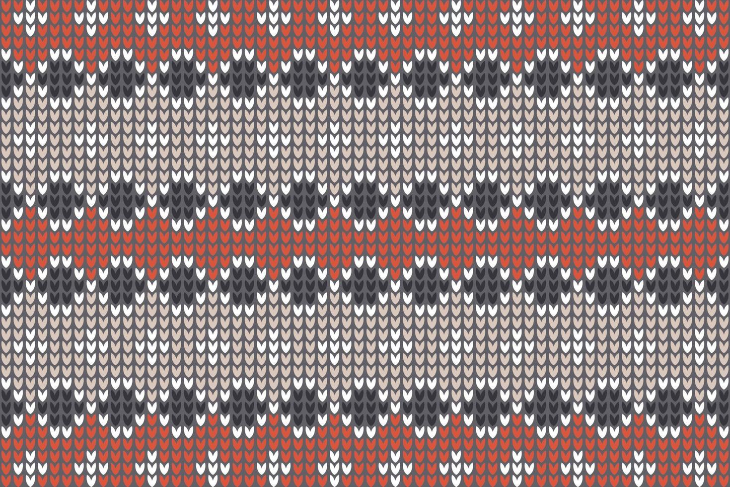 gebreid patroon eerlijk eiland patroon achtergrond voor mode textiel, gebreide kleding en grafiek. vector