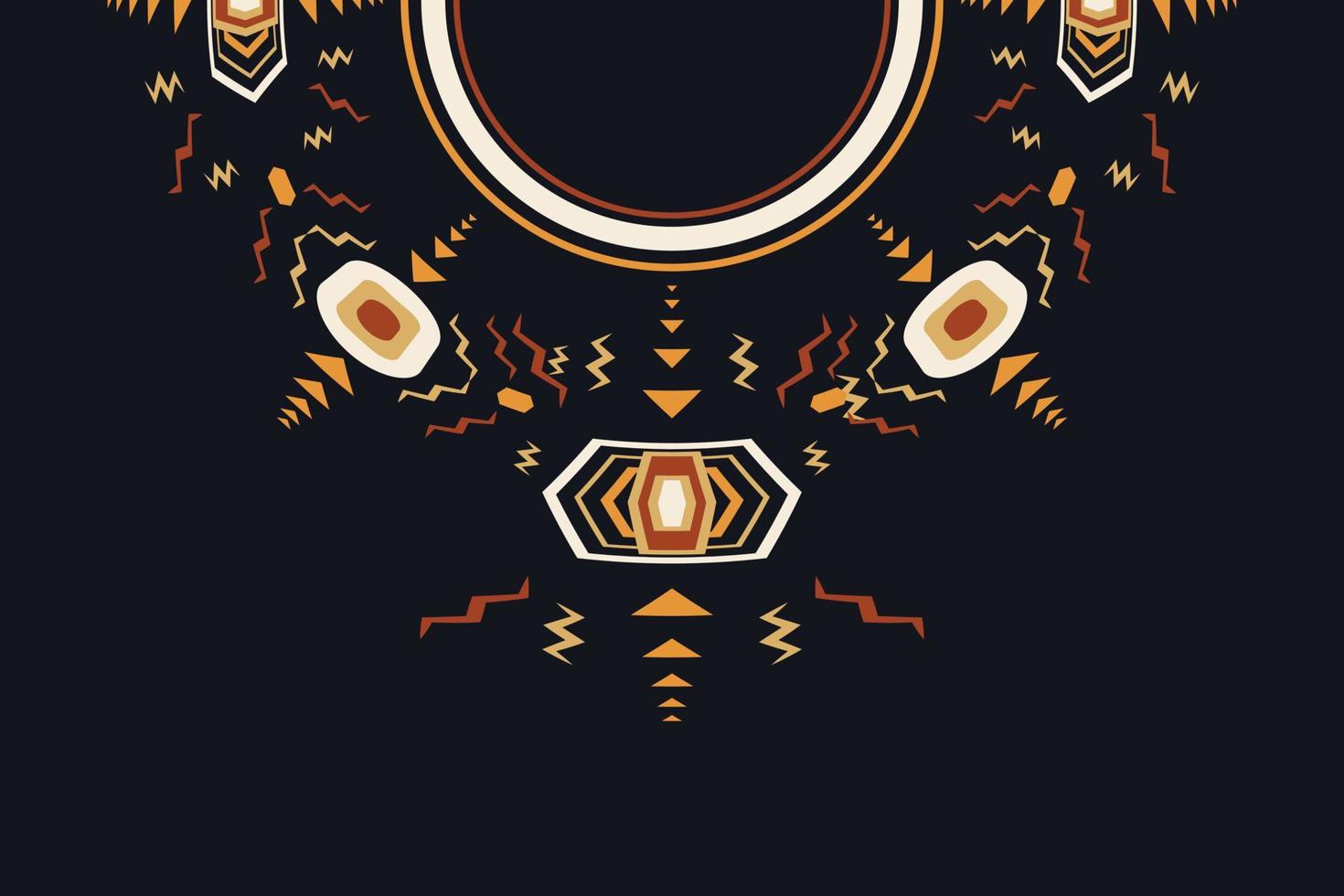 gemakkelijk kurti nek ontwerp vector motief geïsoleerd borduurwerk halslijn brokaat Kurta aztec stijl borduurwerk abstract gemakkelijk kurti nek . ontwerp voor textuur, kleding stof en Saree dragen.