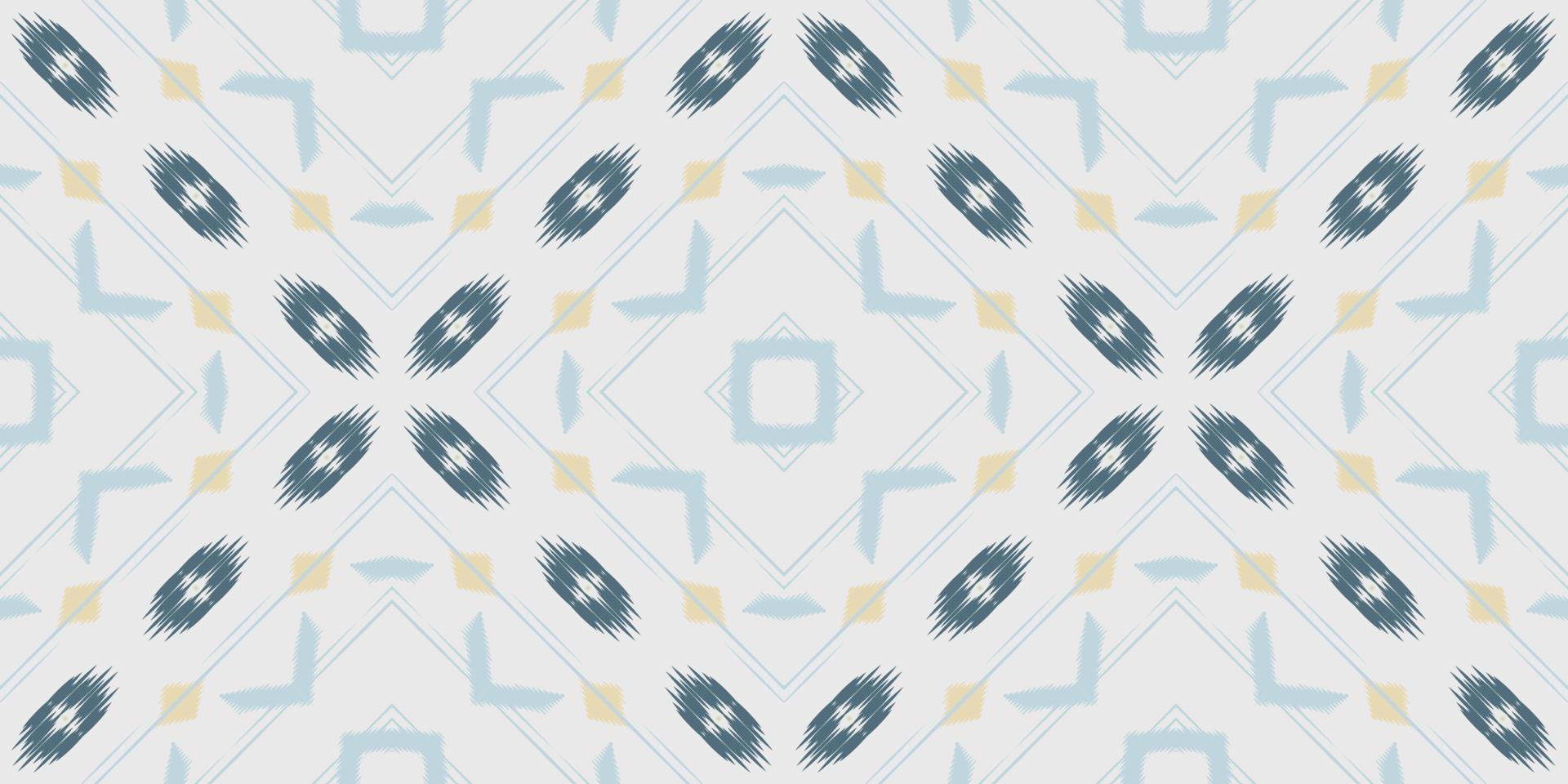 ikat bloemen tribal kunst naadloos patroon. etnisch meetkundig ikkat batik digitaal vector textiel ontwerp voor prints kleding stof Saree mughal borstel symbool zwaden structuur kurti kurtis kurta's